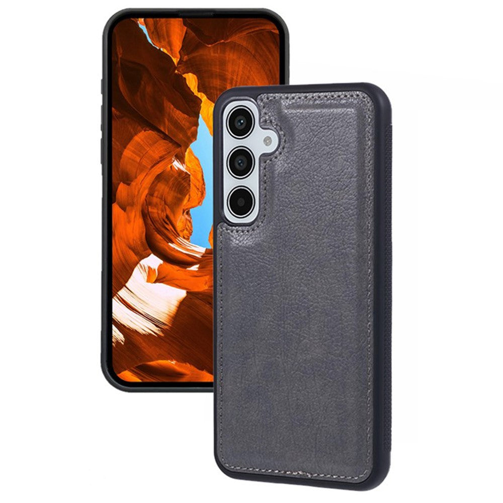 Til Samsung Galaxy A16 5G / A16 4G Cover Kalveskindsstruktur PU Læder Anti-fingeraftryk Bagcover