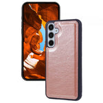 Til Samsung Galaxy A16 5G / A16 4G Cover Kalveskindsstruktur PU Læder Anti-fingeraftryk Bagcover