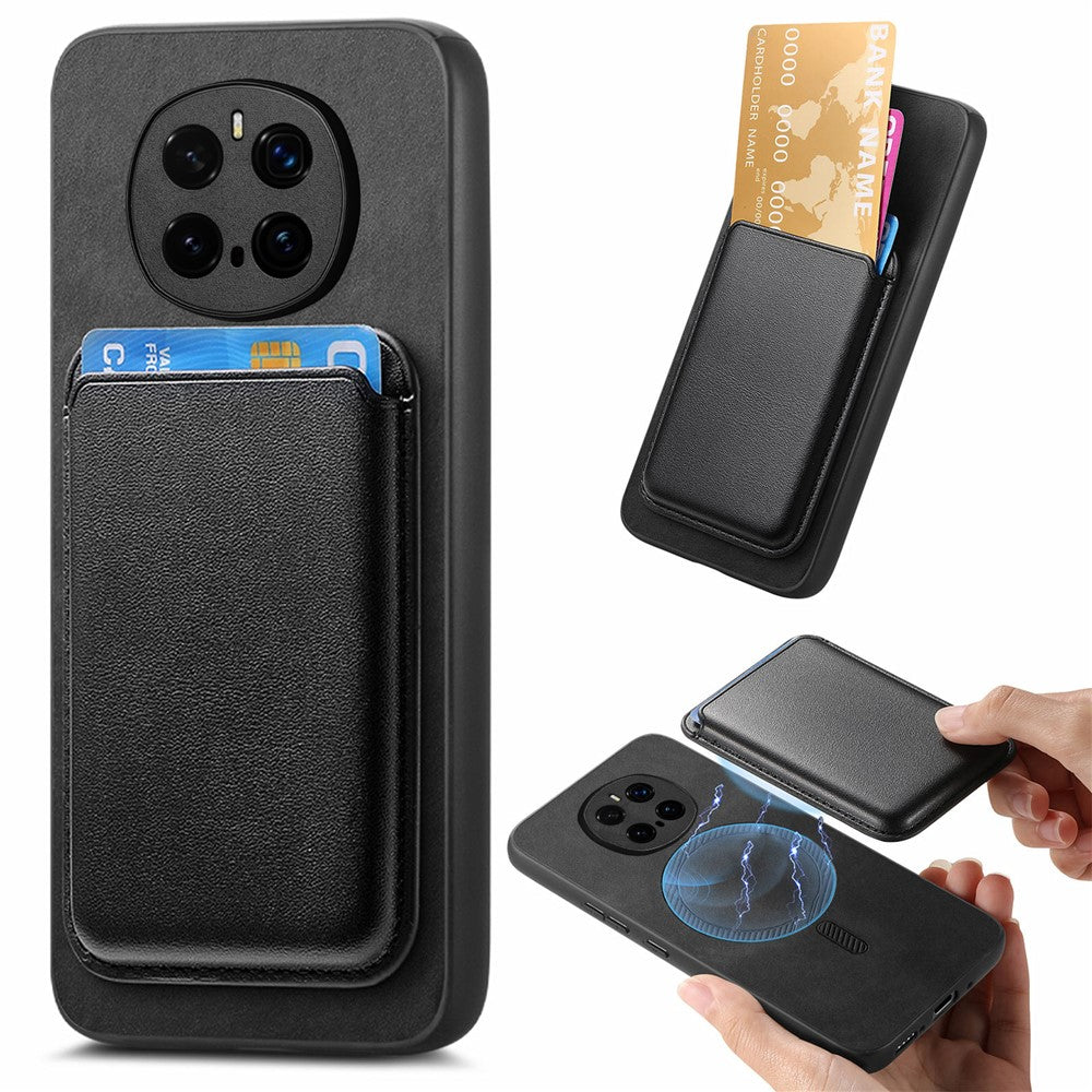 For Honor Magic7 Pro 5G Case Detachable Magnetic Card Bag Leather Phone Back Cover