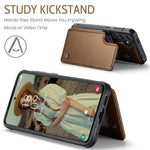 CASEME For Samsung Galaxy S25 Phone Case  C22 Leather Back Cover with RFID Blocking Card Slots