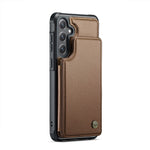CASEME For Samsung Galaxy S25+ Phone Case C22 Leather Back Cover with RFID Blocking Card Slots
