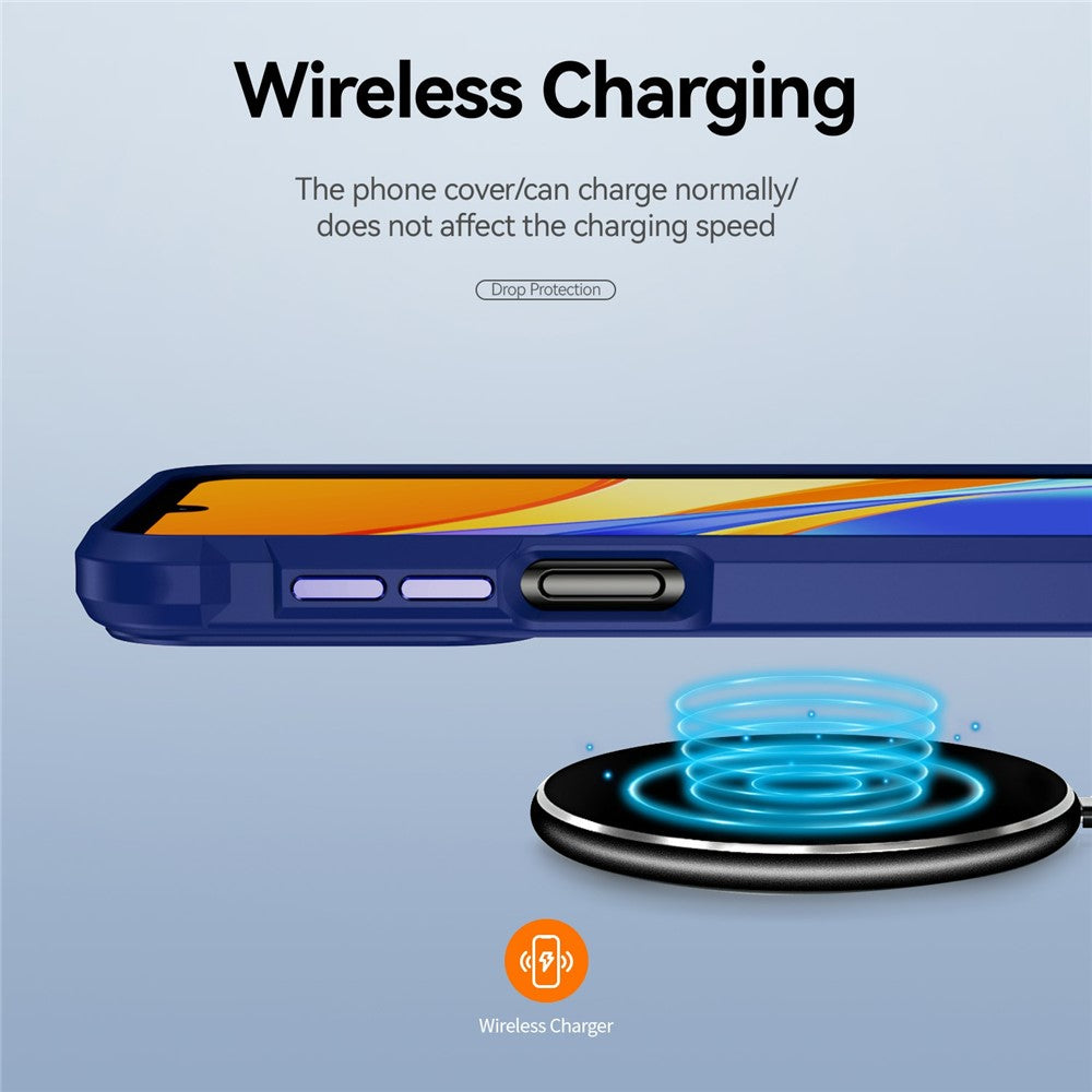 For Samsung Galaxy A26 5G Case Anti-Drop Alloy Lens Frame PC + TPU Phone Cover