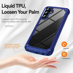 For Samsung Galaxy A37 5G / A36 5G Case Anti-Drop Alloy Lens Frame PC + TPU Phone Cover