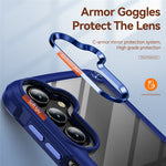 For Samsung Galaxy A37 5G / A36 5G Case Anti-Drop Alloy Lens Frame PC + TPU Phone Cover