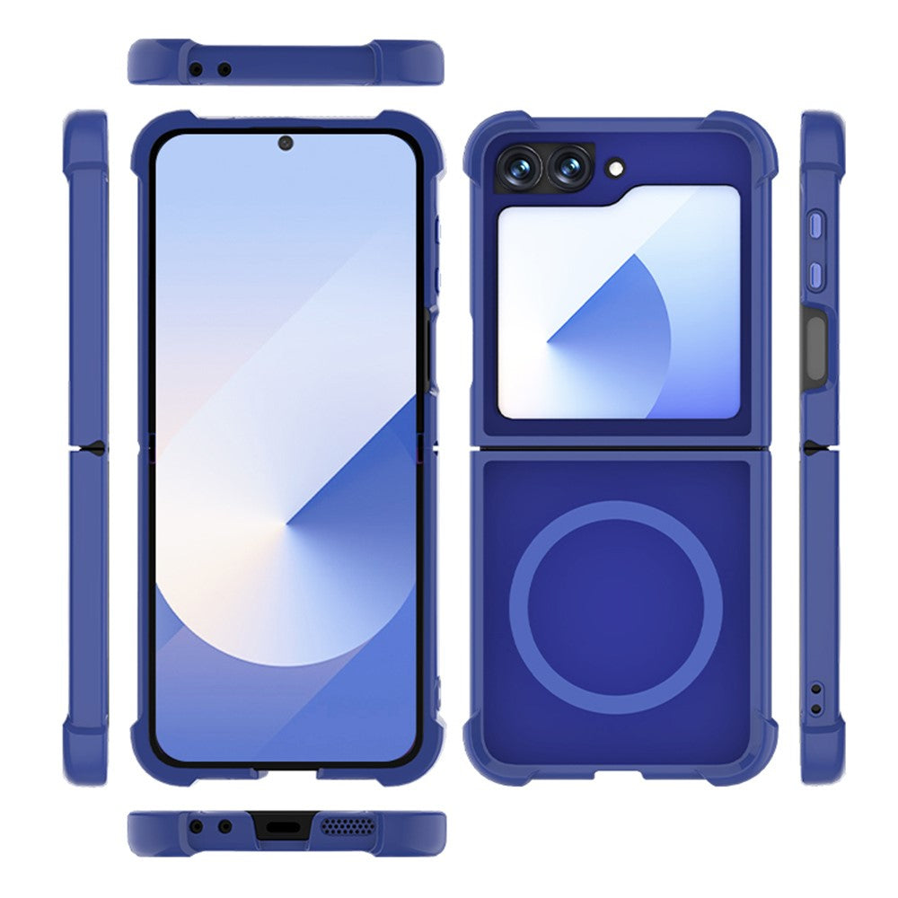 Samsung Galaxy Z Flip7 FE 5G / Z Flip6 5G Magnetiskt Skal TPU + PC Matt mobilskal