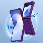 Samsung Galaxy Z Flip7 FE 5G / Z Flip6 5G Magnetiskt Skal TPU + PC Matt mobilskal