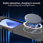 Samsung Galaxy Z Flip7 FE 5G / Z Flip6 5G Magnetiskt Skal TPU + PC Matt mobilskal