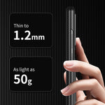 Drop-proof Phone Case for Samsung Galaxy Z Fold4 5G, Carbon Fiber Texture Protective Phone Cover with Kickstand