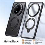 For Huawei Mate 70 Pro+  /  Mate 70 Pro Phone Magnetic Case Kickstand Matte Back Cover