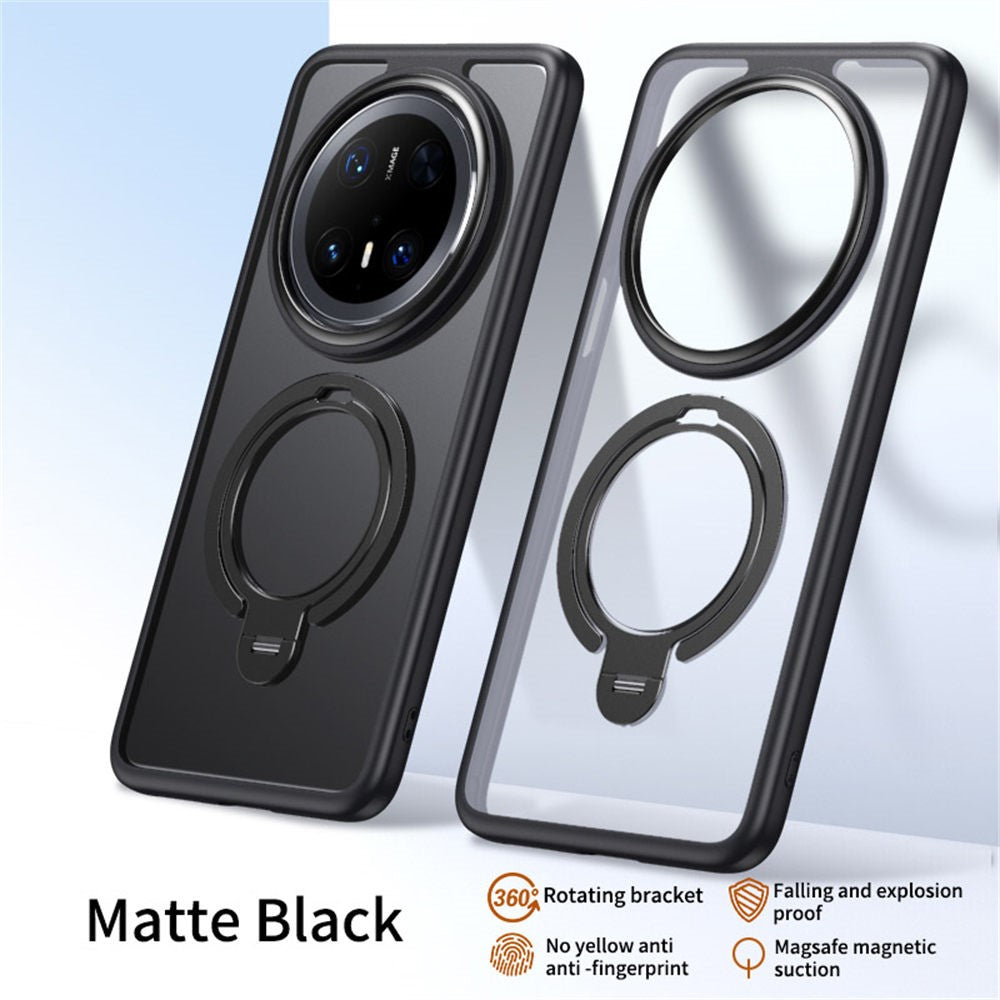 For Huawei Mate 70 Pro+  /  Mate 70 Pro Phone Magnetic Case Kickstand Matte Back Cover