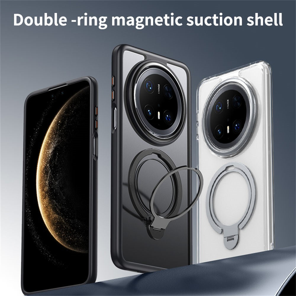 For Huawei Mate 70 Pro+  /  Mate 70 Pro Phone Magnetic Case Kickstand Matte Back Cover