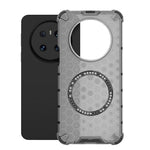 For Huawei Mate 70 Magnetic Case Honeycomb Design TPU + PC Phone Cover