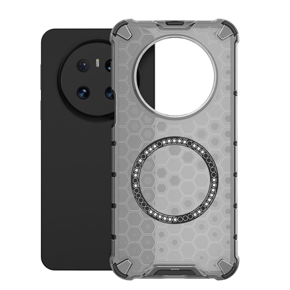 For Huawei Mate 70 Magnetic Case Honeycomb Design TPU + PC Phone Cover