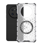 For Huawei Mate 70 Magnetic Case Honeycomb Design TPU + PC Phone Cover
