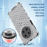 Huawei Mate 70 Pro+ / Mate 70 Pro Magnetiskt Skal Honeycomb Design TPU + PC mobilskal