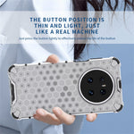 Huawei Mate 70 Pro+ / Mate 70 Pro Magnetiskt Skal Honeycomb Design TPU + PC mobilskal