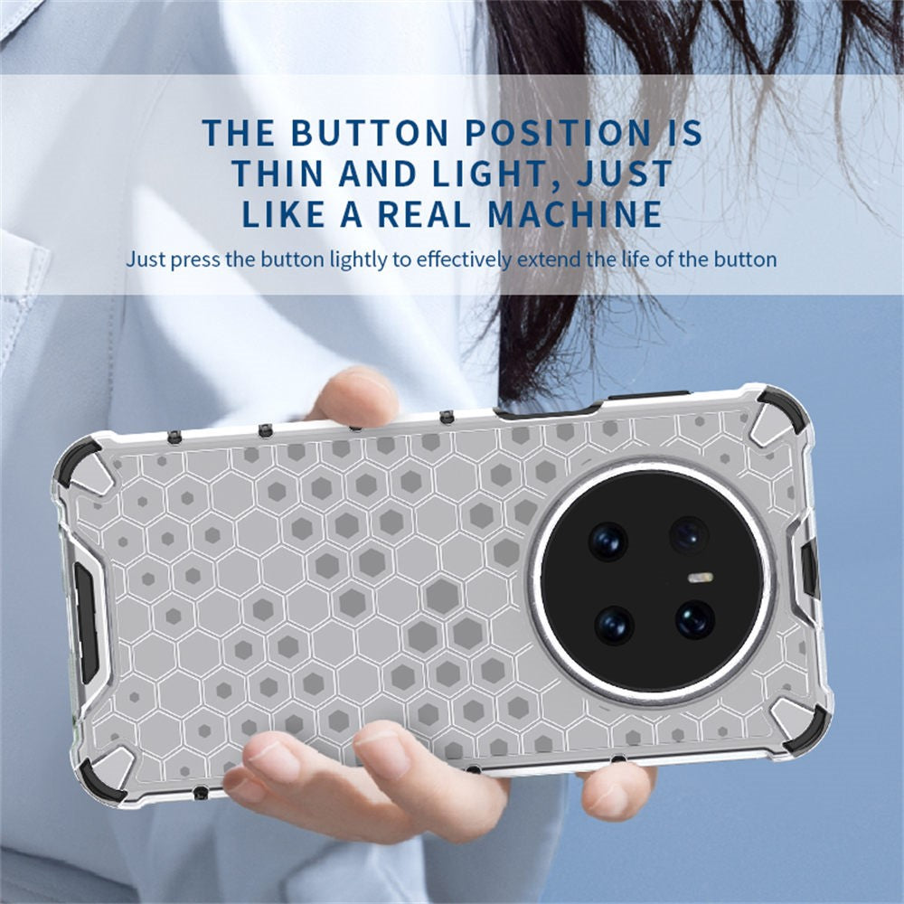 Huawei Mate 70 Pro+ / Mate 70 Pro Magnetiskt Skal Honeycomb Design TPU + PC mobilskal