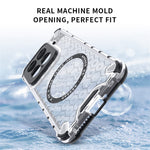 For Xiaomi 15 Magnetic Case Honeycomb Design TPU + PC Phone Cover