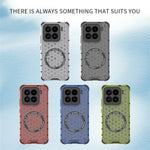 For Xiaomi 15 Magnetic Case Honeycomb Design TPU + PC Phone Cover