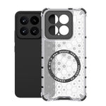 For Xiaomi 15 Magnetic Case Honeycomb Design TPU + PC Phone Cover