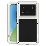 LOVE MEI For Xiaomi 15 Pro Case Tempered Glass Screen Protector Metal + Silicone Phone Cover