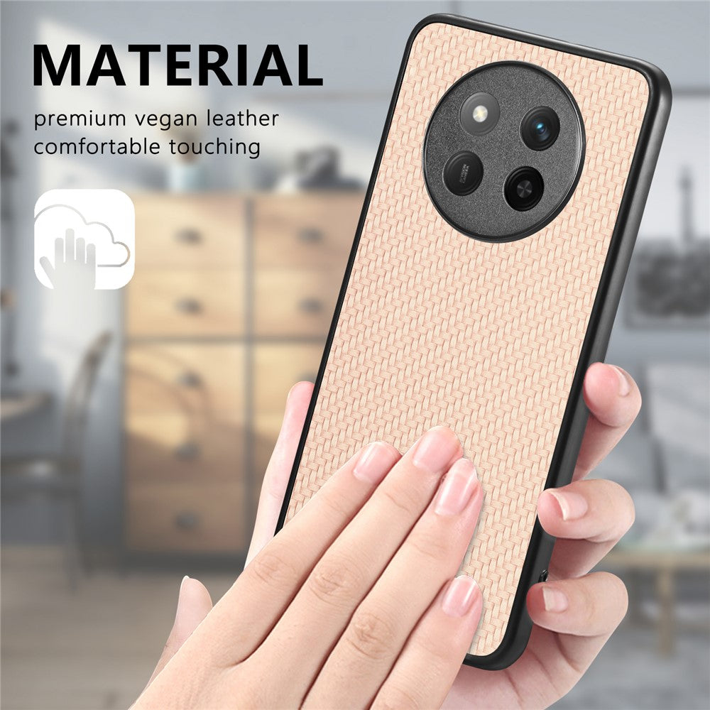 For Honor Magic7 Lite 5G / X9c 5G / X60 Pro 5G Case Carbon Fiber Texture PU Leather + PC + TPU Phone Cover