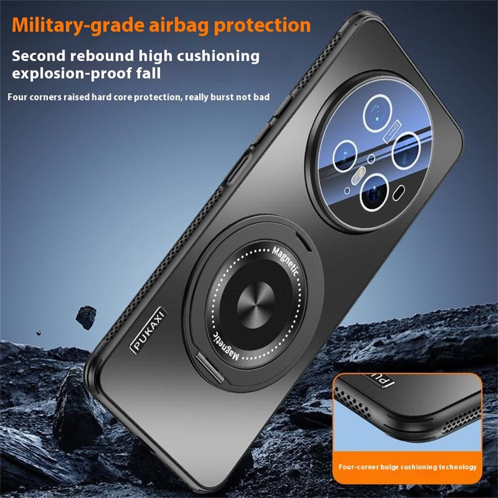 For Huawei Mate 70 Pro / Mate 70 Pro+ Magnetic Case Kickstand TPU PC Heat Dissipation Phone Cover