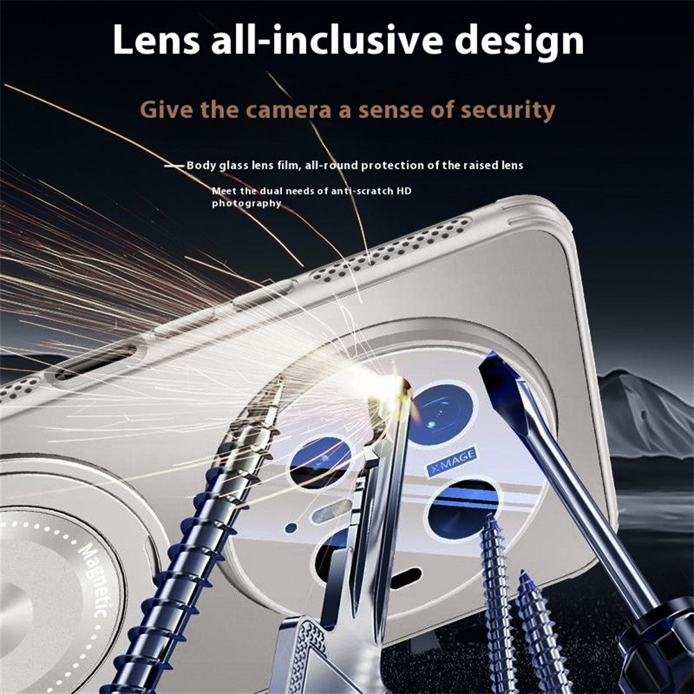 For Huawei Mate 70 Pro / Mate 70 Pro+ Magnetic Case Kickstand TPU PC Heat Dissipation Phone Cover