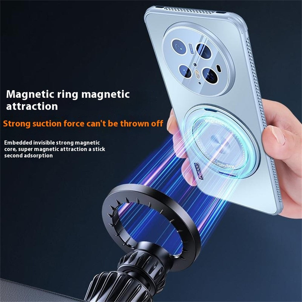 For Huawei Mate 70 Pro / Mate 70 Pro+ Magnetic Case Kickstand TPU PC Heat Dissipation Phone Cover