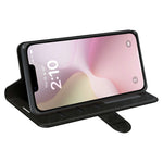 Til iPhone 17e / 16e Pung Etui Crazy Horse Tekstur Stativ Læder Telefoncover