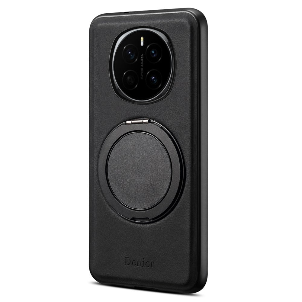 DENIOR A14 For Honor Magic7 5G Magnetic Case Rotary Kickstand Leather PC TPU Phone Cover
