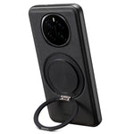 DENIOR A14 For Honor Magic7 5G Magnetic Case Rotary Kickstand Leather PC TPU Phone Cover
