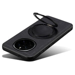 DENIOR A14 For Honor Magic7 5G Magnetic Case Rotary Kickstand Leather PC TPU Phone Cover