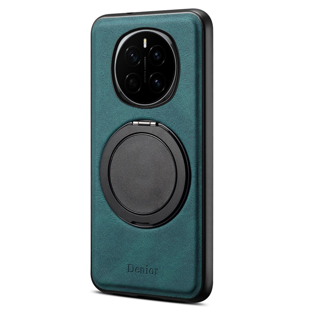 DENIOR A14 For Honor Magic7 5G Magnetic Case Rotary Kickstand Leather PC TPU Phone Cover