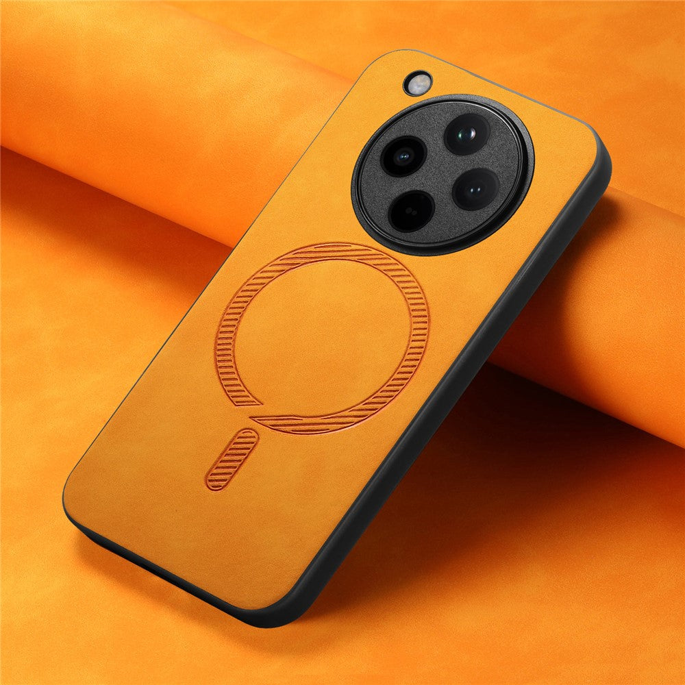 For Oppo Find X8 5G Leather Back Magnetic Case Skin-touch Phone Cover