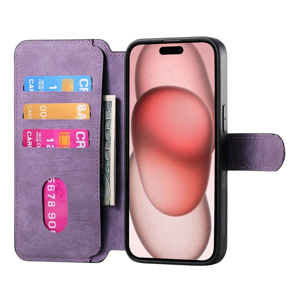 CASENEO For iPhone 14 Plus Magnetic Case  Detachable Leather Phone Wallet Cover