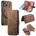 CASENEO For iPhone 14 Plus Magnetic Case  Detachable Leather Phone Wallet Cover