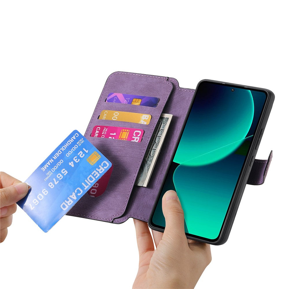 CASENEO For Xiaomi 13T Magnetic Case  Detachable Leather Phone Wallet Cover