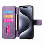 CASENEO For iPhone 15 Pro Max Magnetic Case  Detachable Leather Phone Wallet Cover