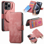 CASENEO For iPhone 15 Pro Max Magnetic Case  Detachable Leather Phone Wallet Cover
