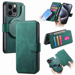 CASENEO For iPhone 15 Pro Max Magnetic Case  Detachable Leather Phone Wallet Cover