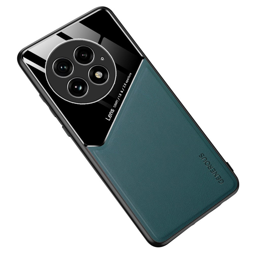 Til OnePlus 13 Cover Læderbelagt PC+TPU Telefonbagside