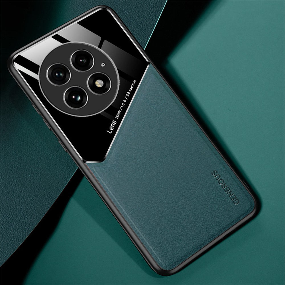 Til OnePlus 13 Cover Læderbelagt PC+TPU Telefonbagside