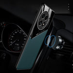 Til OnePlus 13 Cover Læderbelagt PC+TPU Telefonbagside