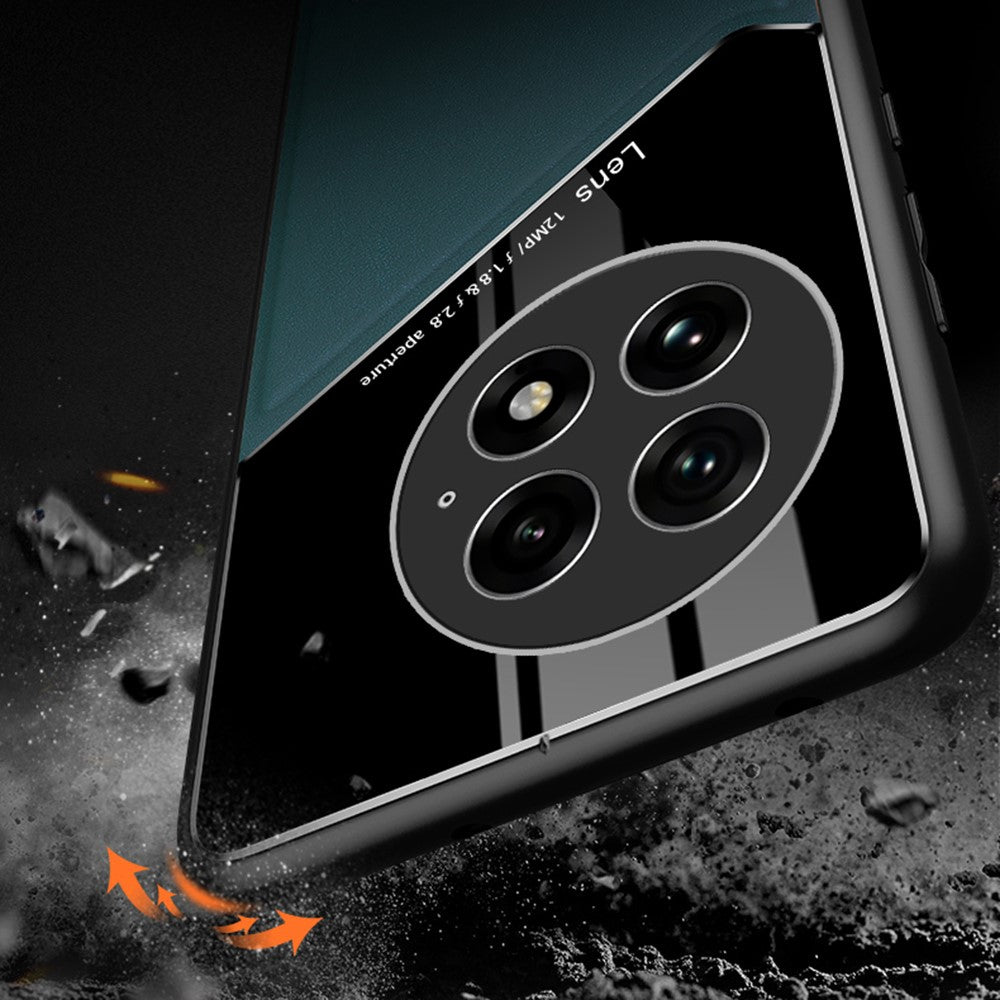Til OnePlus 13 Cover Læderbelagt PC+TPU Telefonbagside
