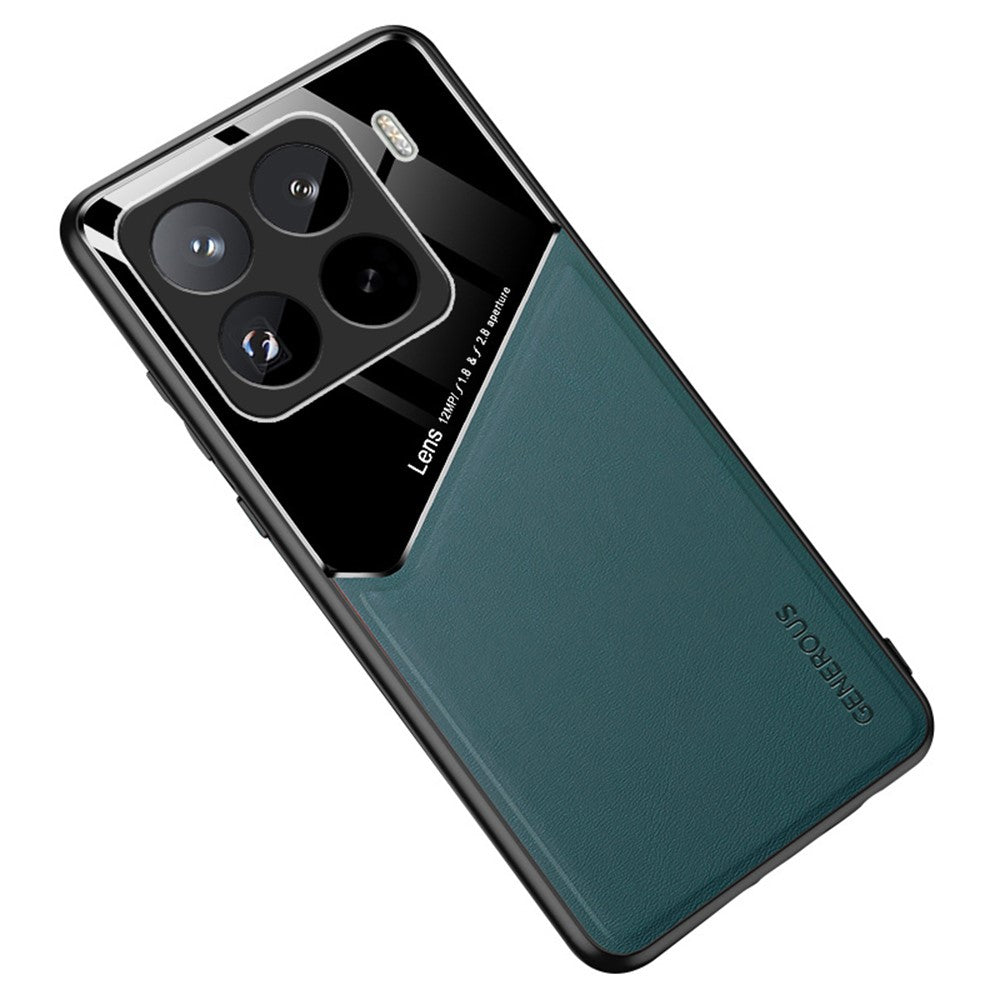 Xiaomi 15 Pro-skal läderbelagt PC+TPU-mobilbaksida