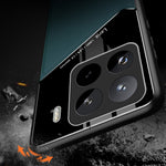 Xiaomi 15 Pro-skal läderbelagt PC+TPU-mobilbaksida