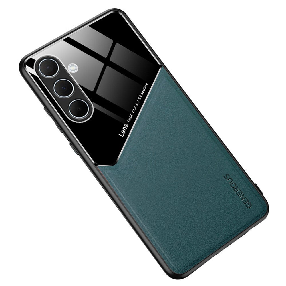 Til Samsung Galaxy A36 5G Etui Læderbelagt PC+TPU Telefonbagcover