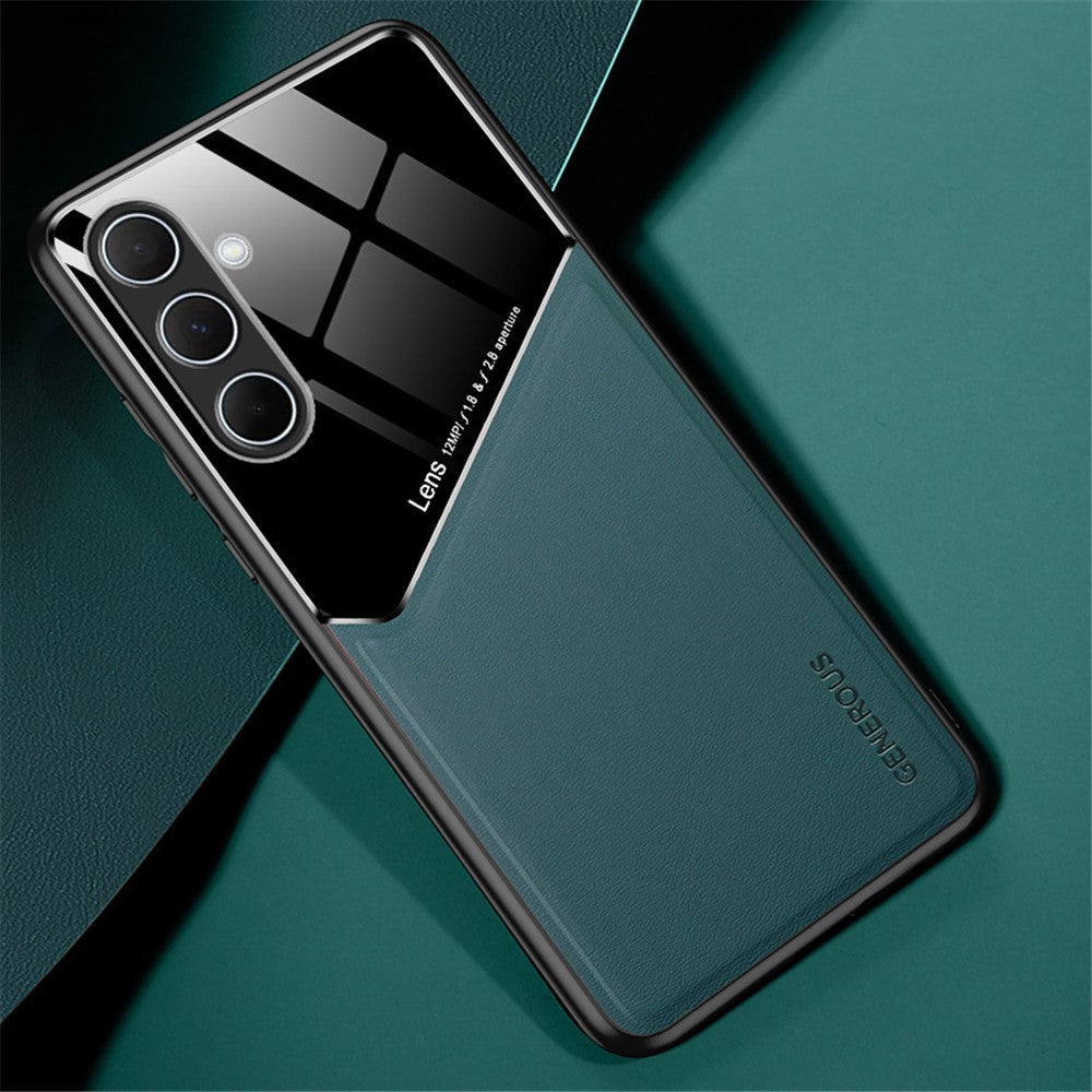 Til Samsung Galaxy A36 5G Etui Læderbelagt PC+TPU Telefonbagcover