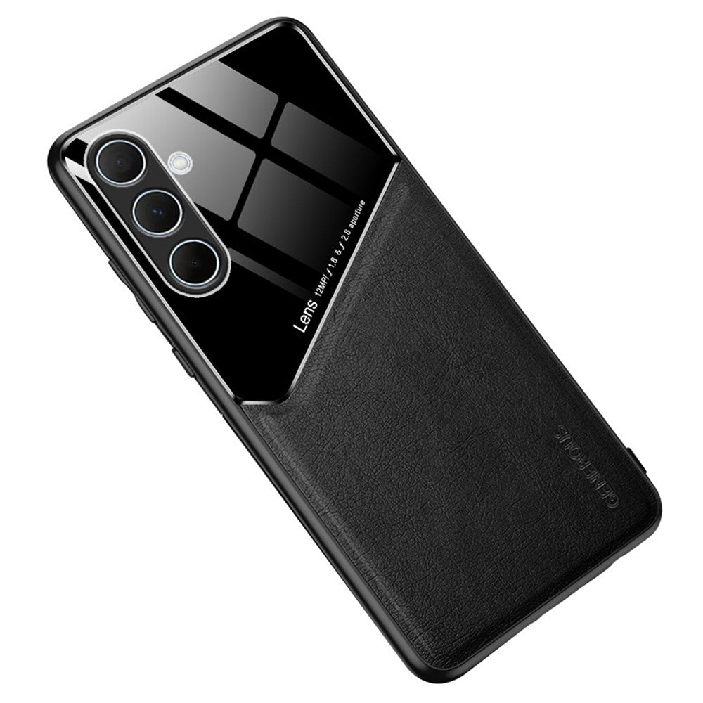 Til Samsung Galaxy A36 5G Etui Læderbelagt PC+TPU Telefonbagcover